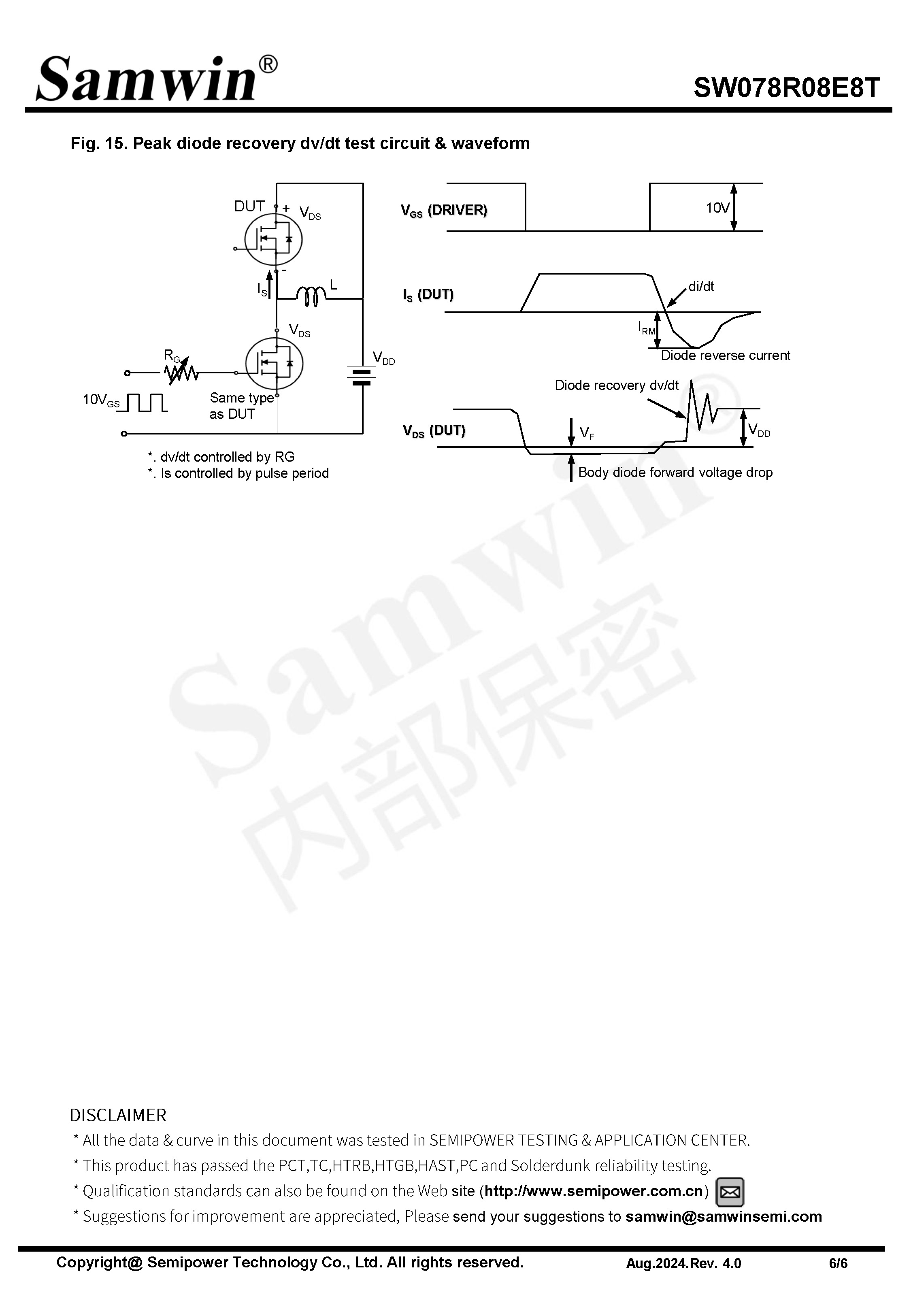 SAMWIN MOSFET