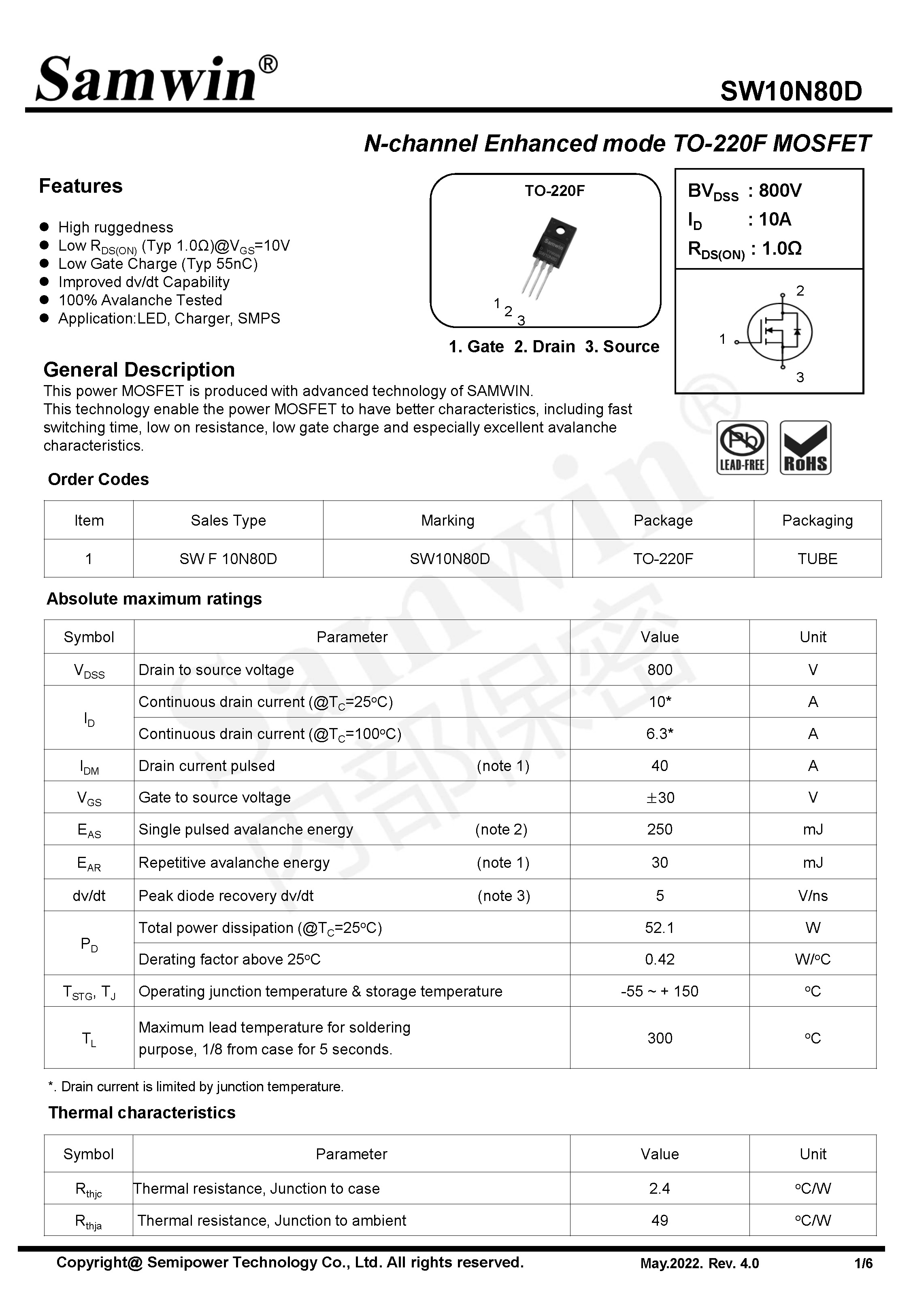 SAMWIN MOSFET