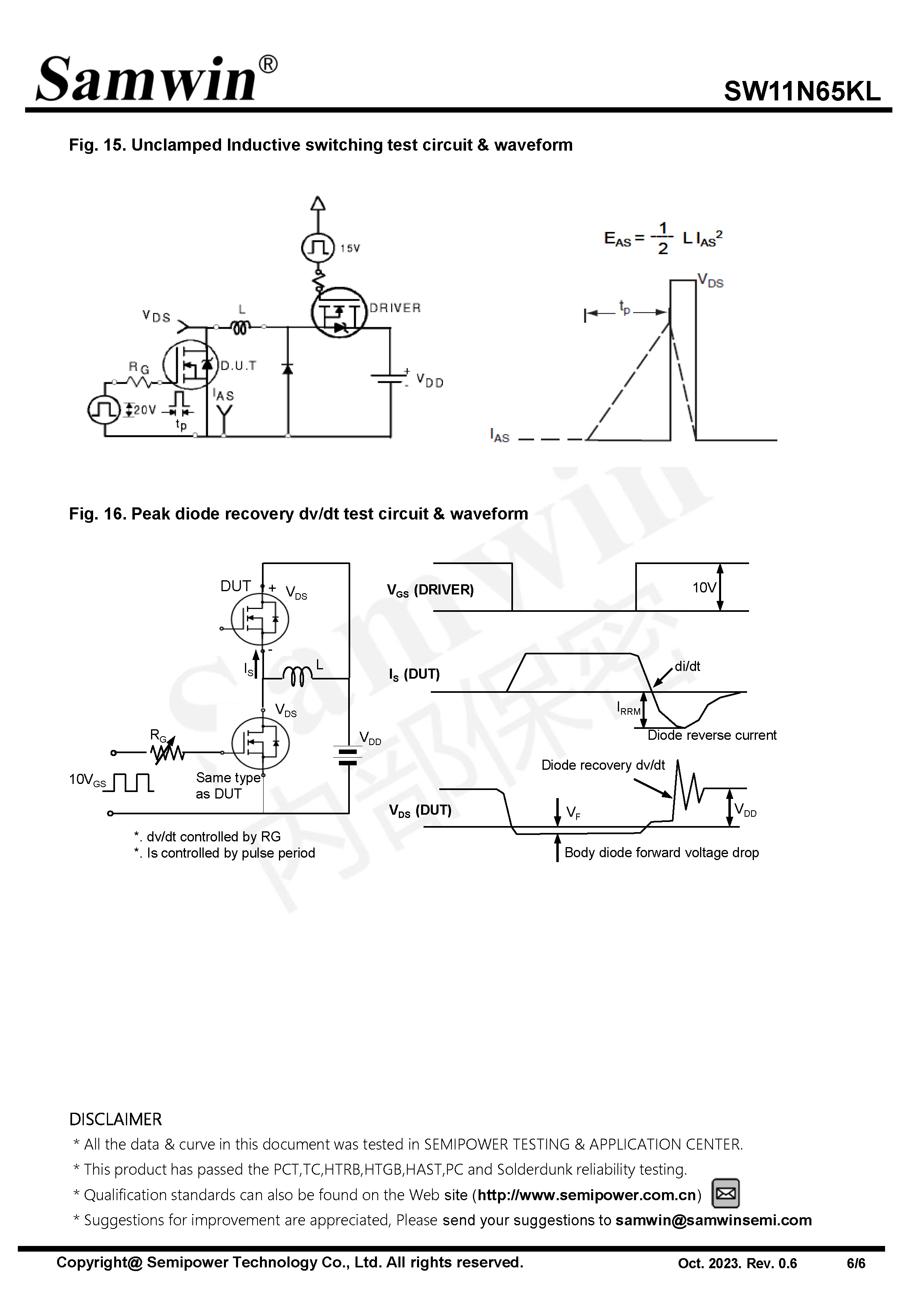 SAMWIN MOSFET
