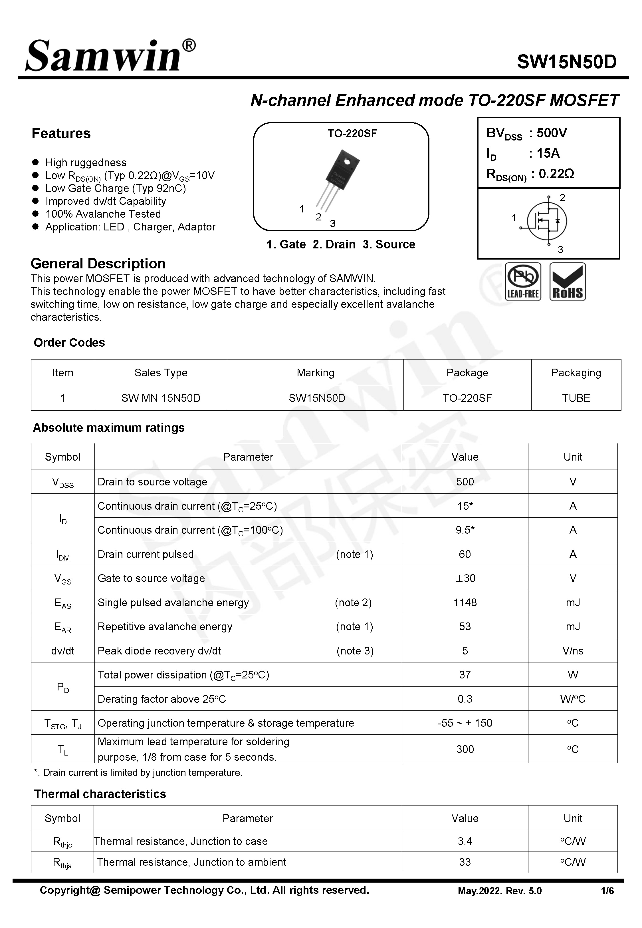 SAMWIN MOSFET