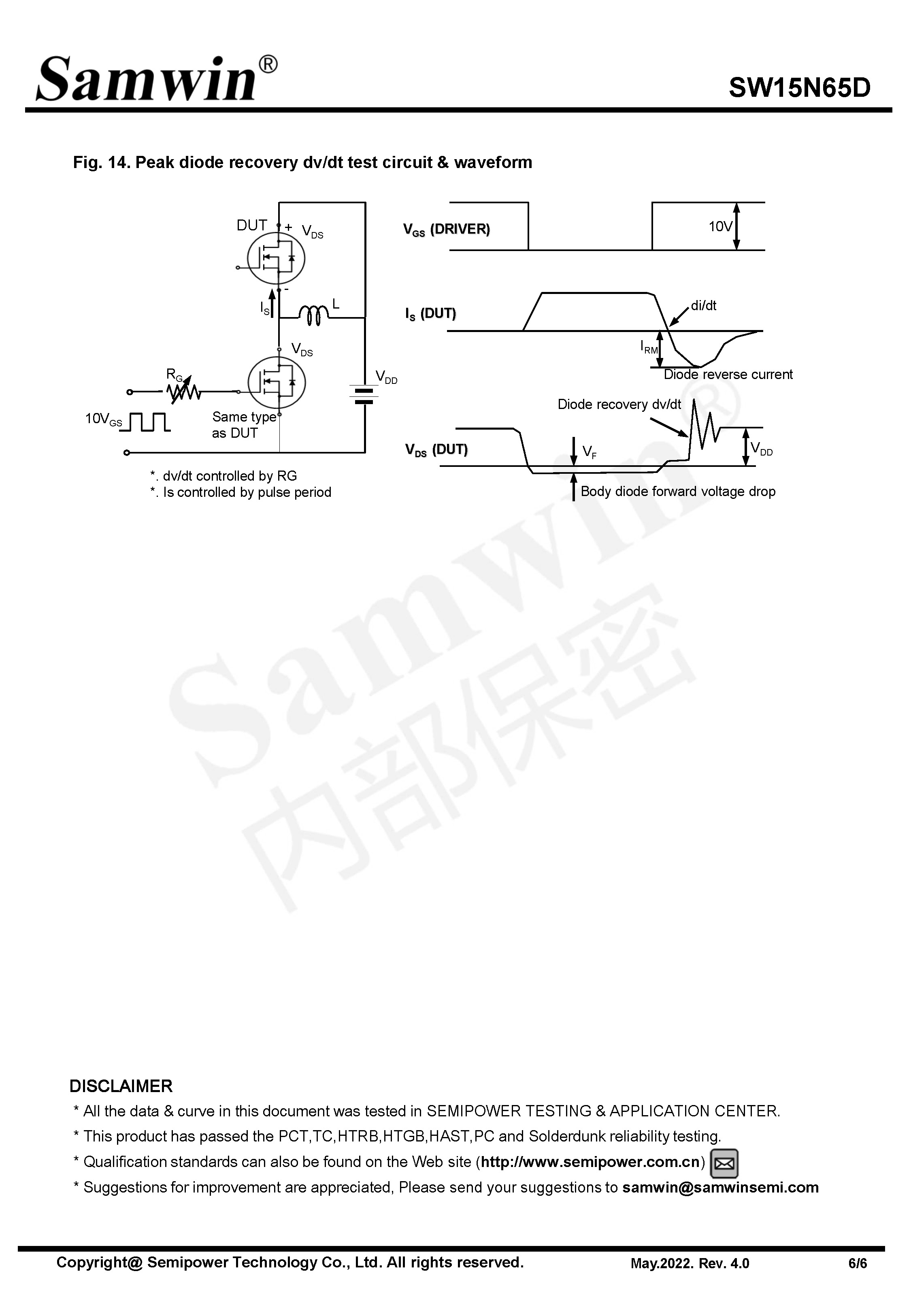 SAMWIN MOSFET