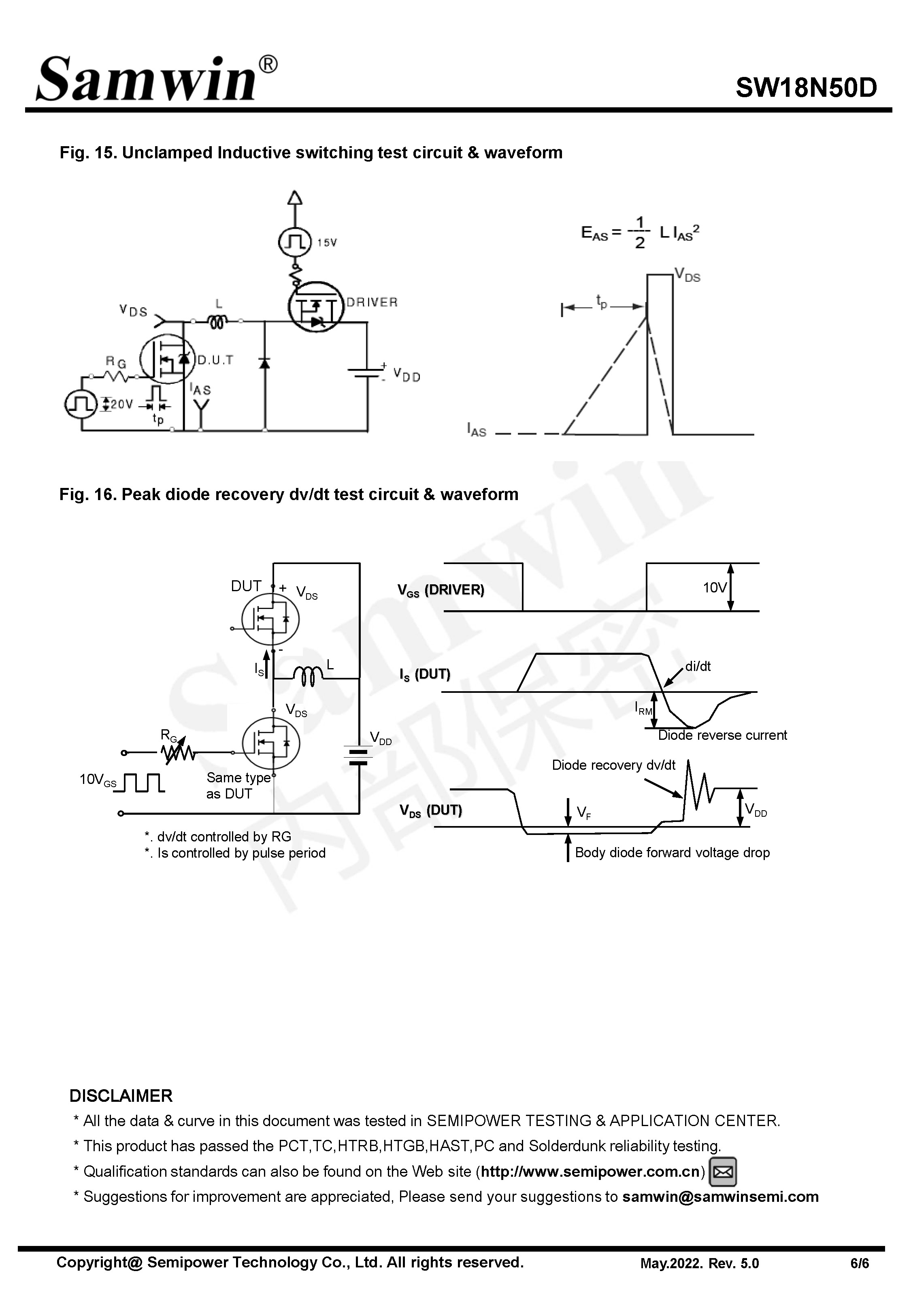 SAMWIN MOSFET