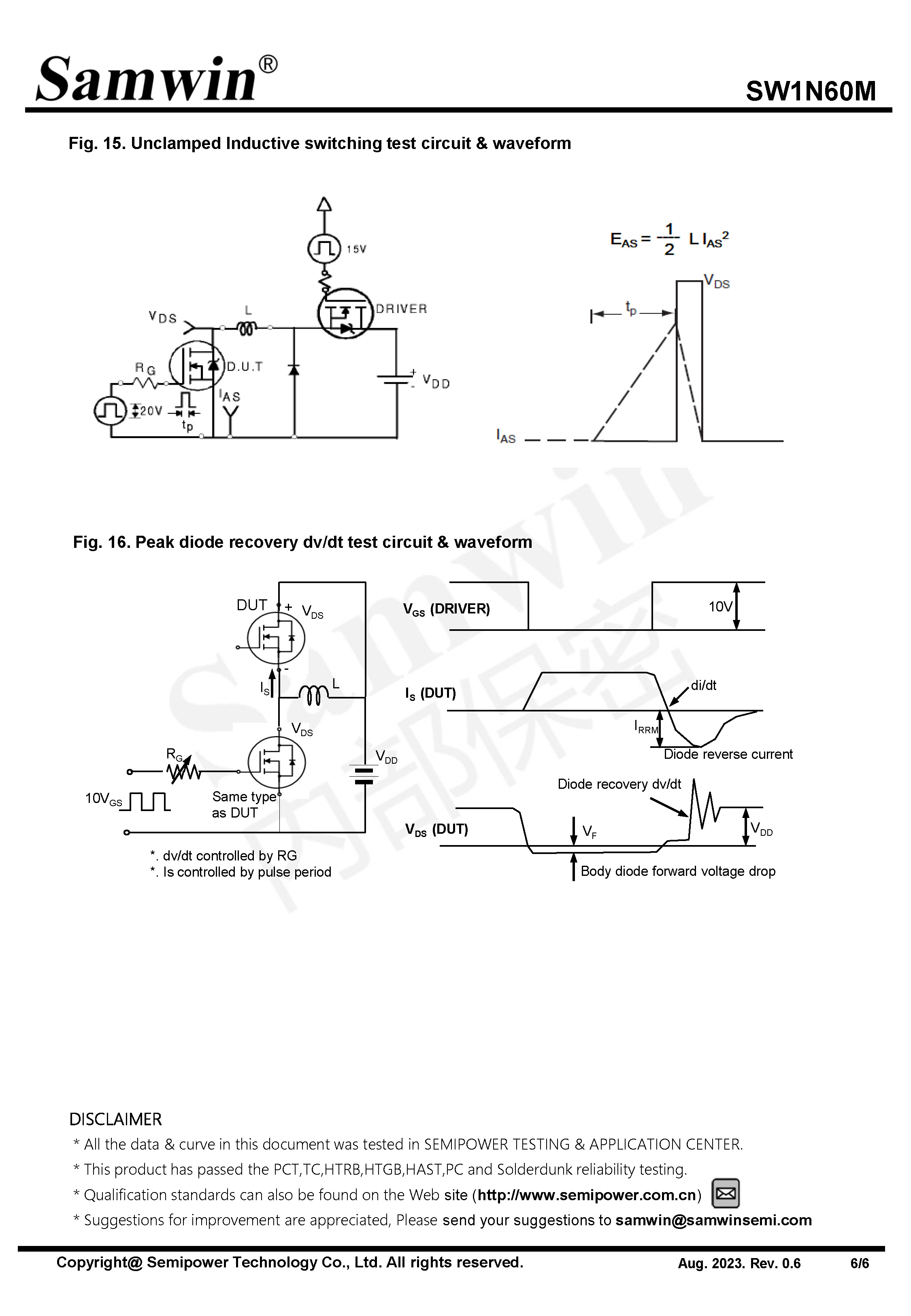 SAMWIN MOSFET