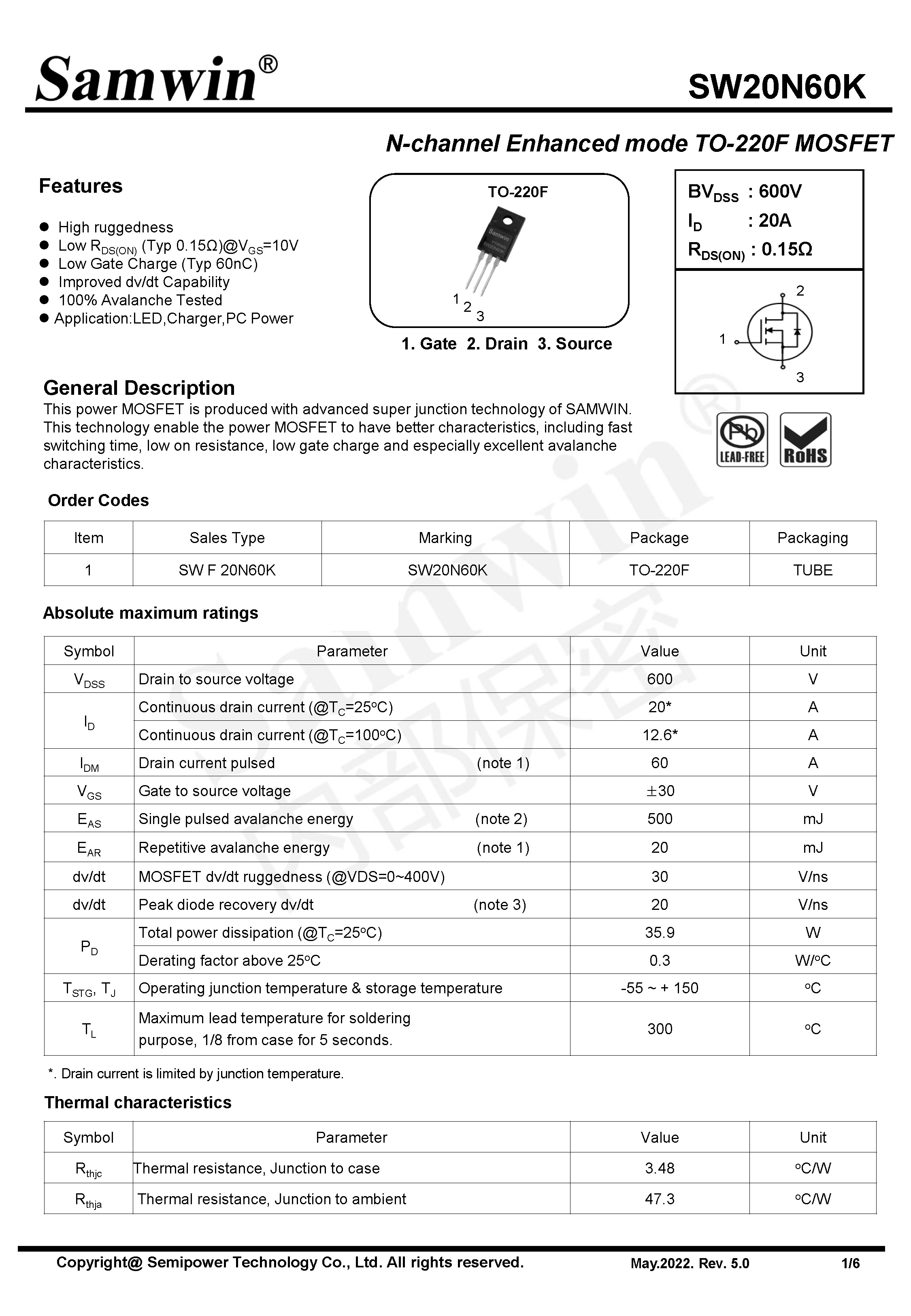 SAMWIN MOSFET