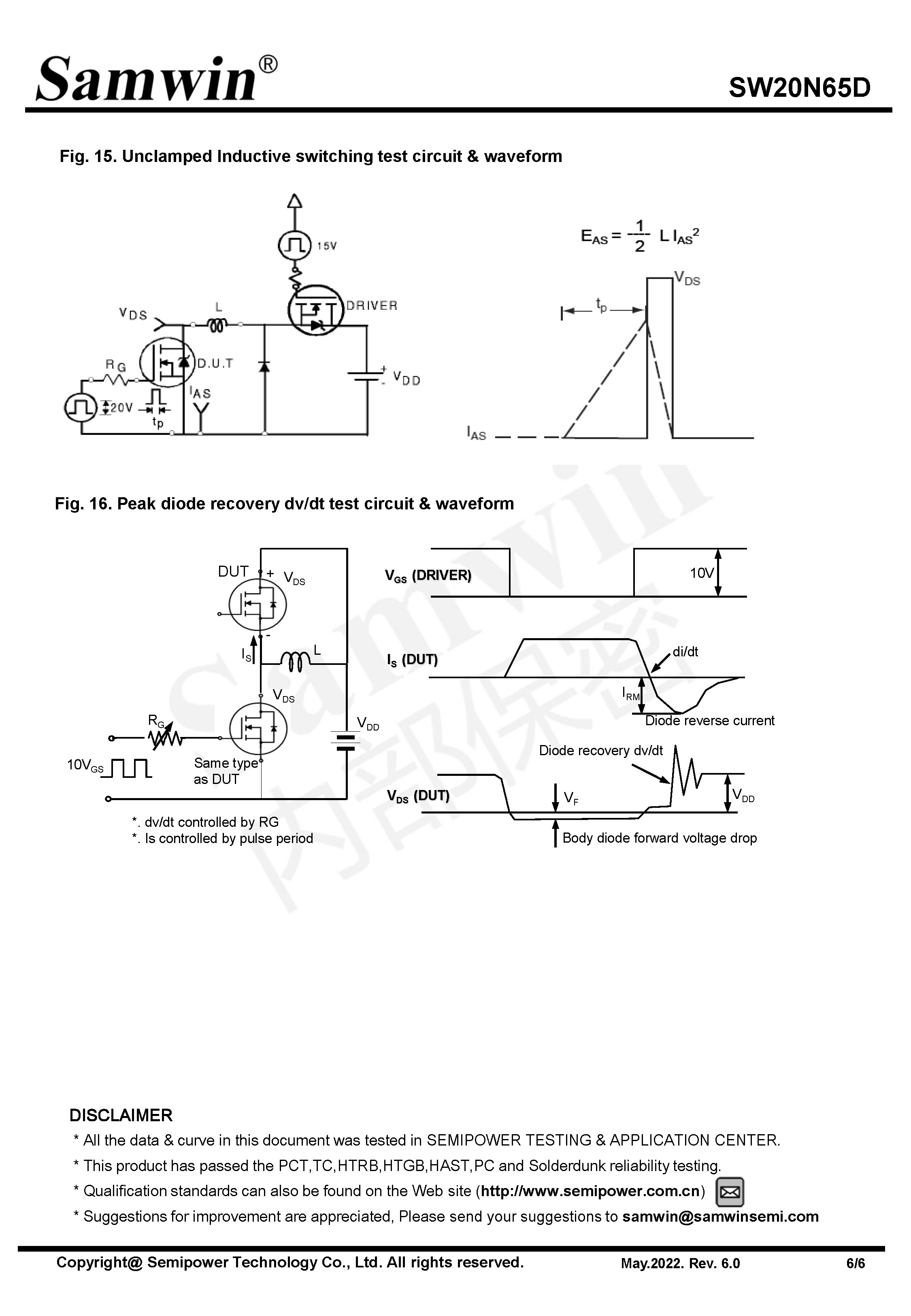 SAMWIN MOSFET