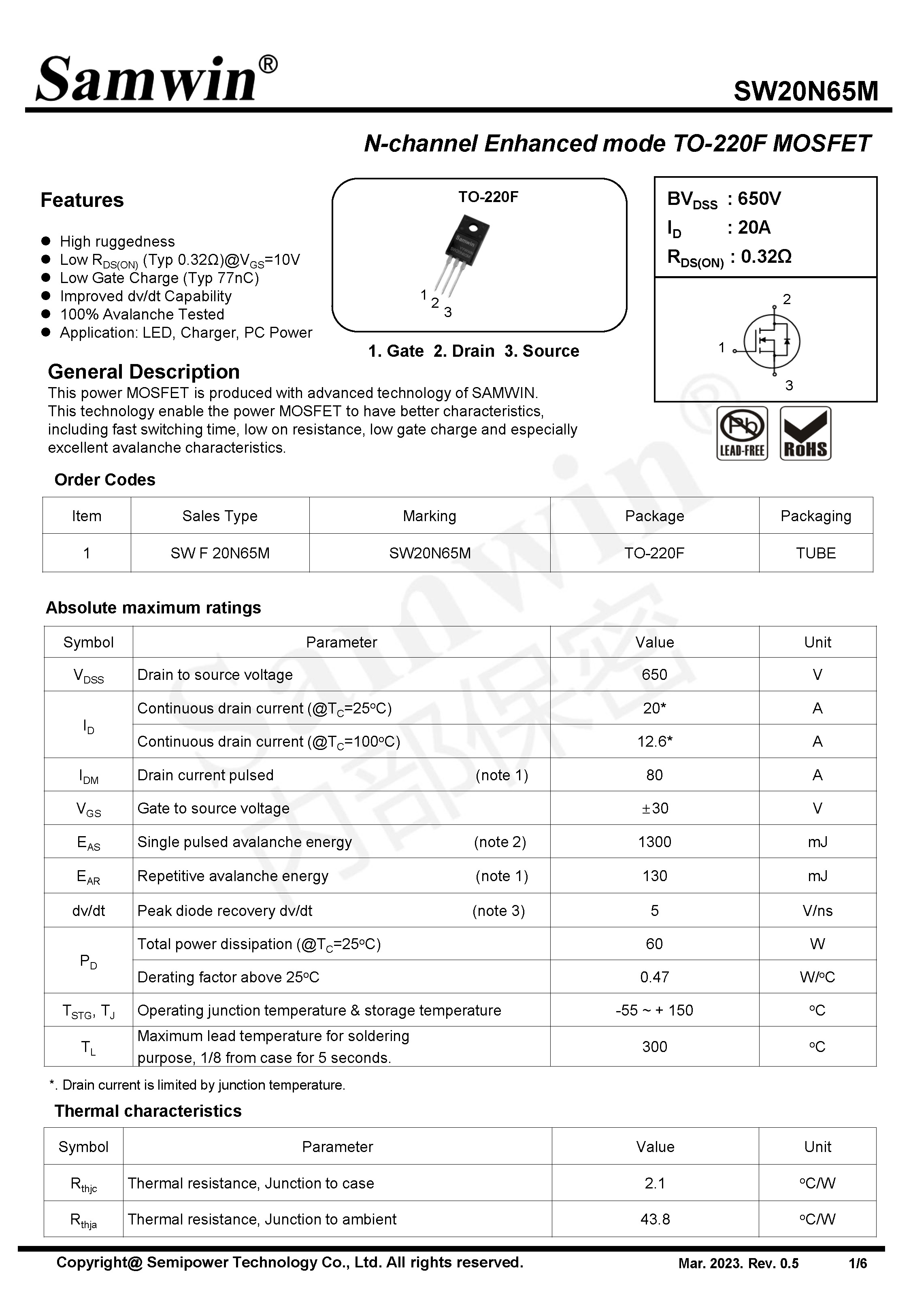 SAMWIN MOSFET