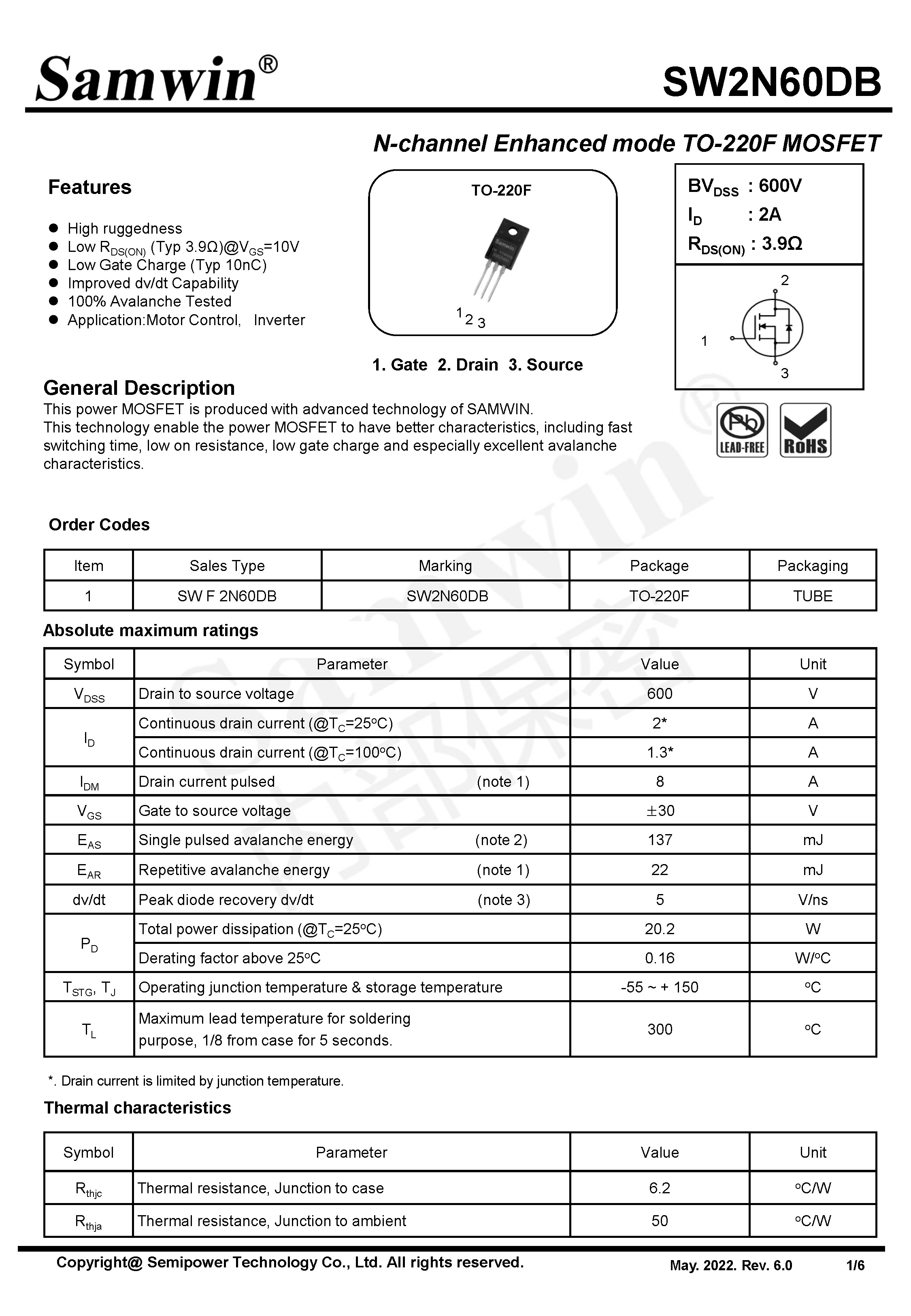 SAMWIN MOSFET