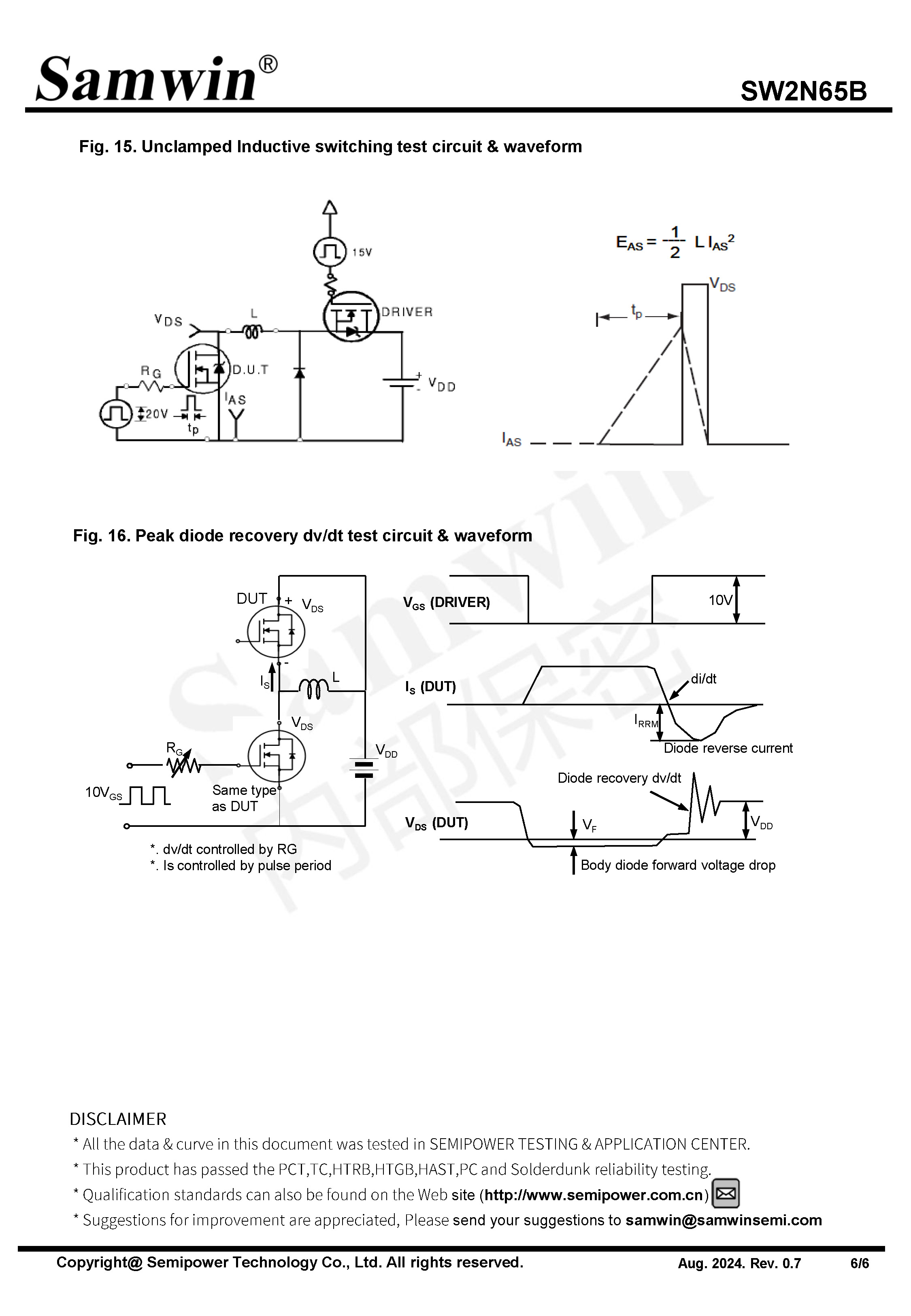 SAMWIN MOSFET