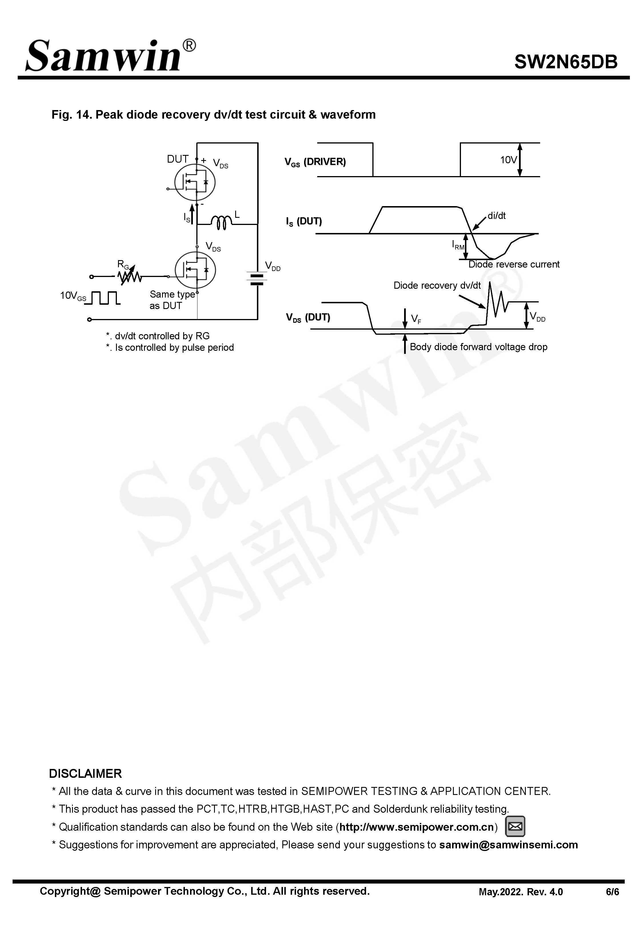 SAMWIN MOSFET