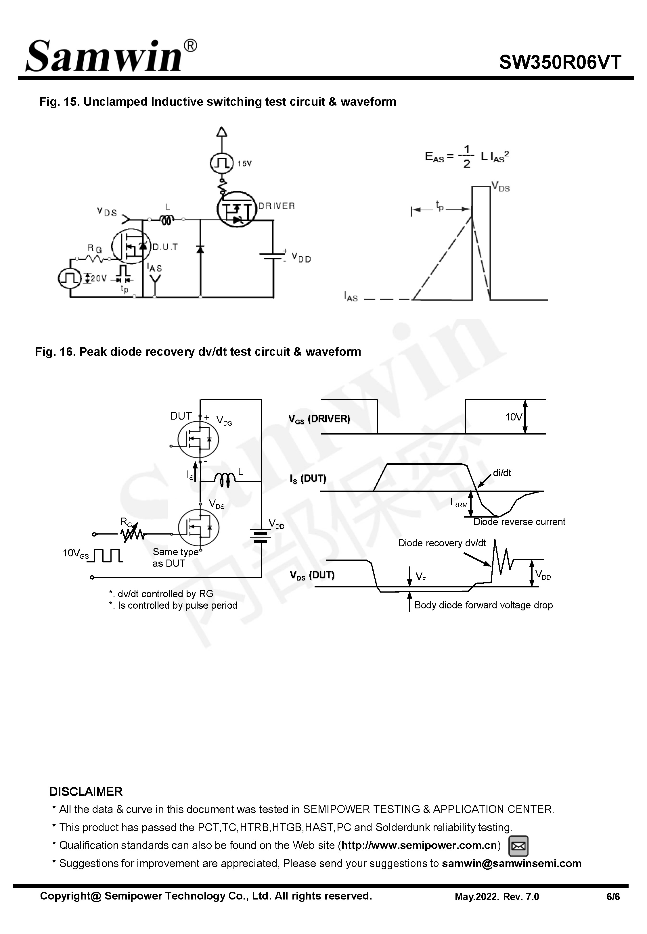 SAMWIN MOSFET