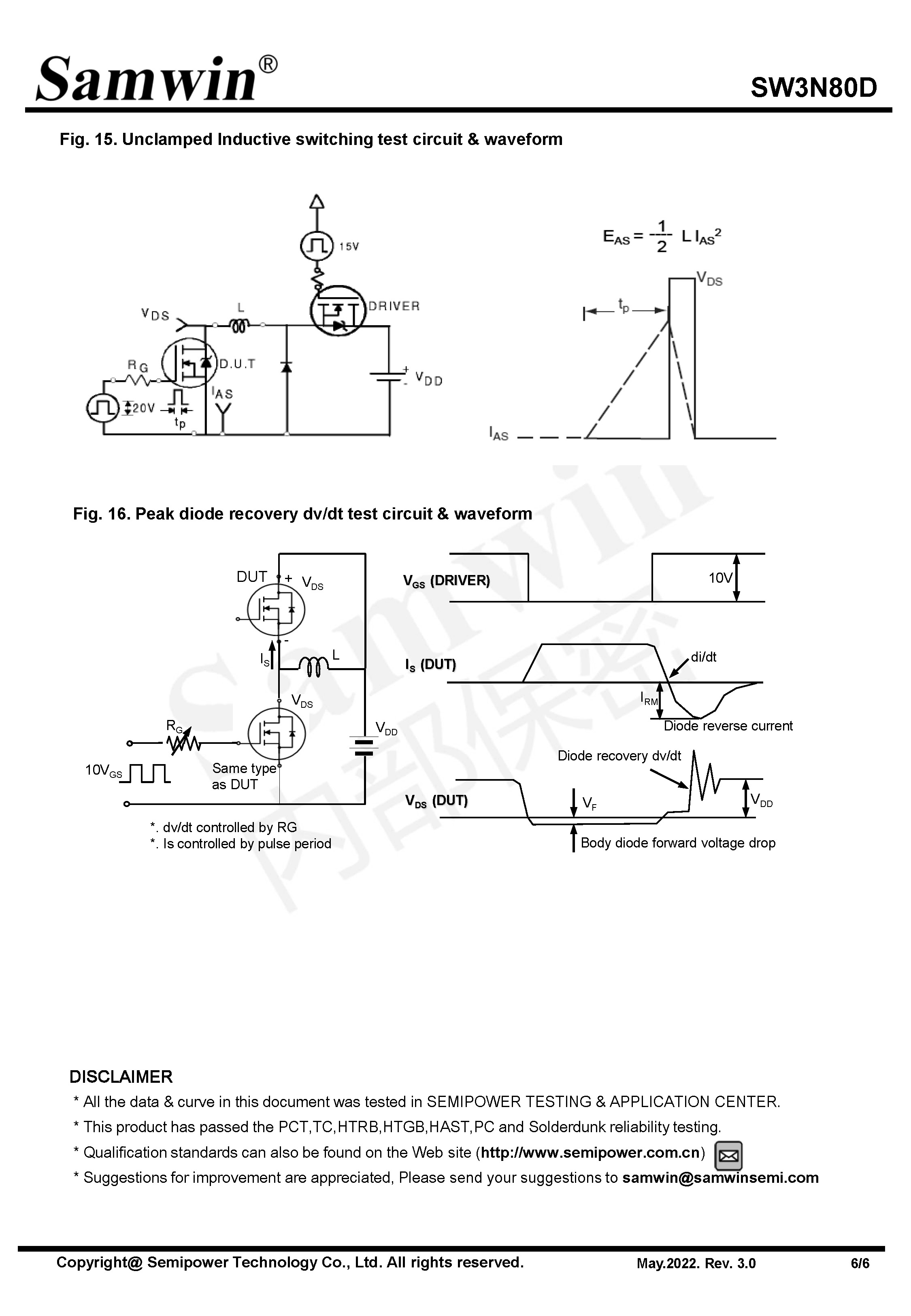 SAMWIN MOSFET