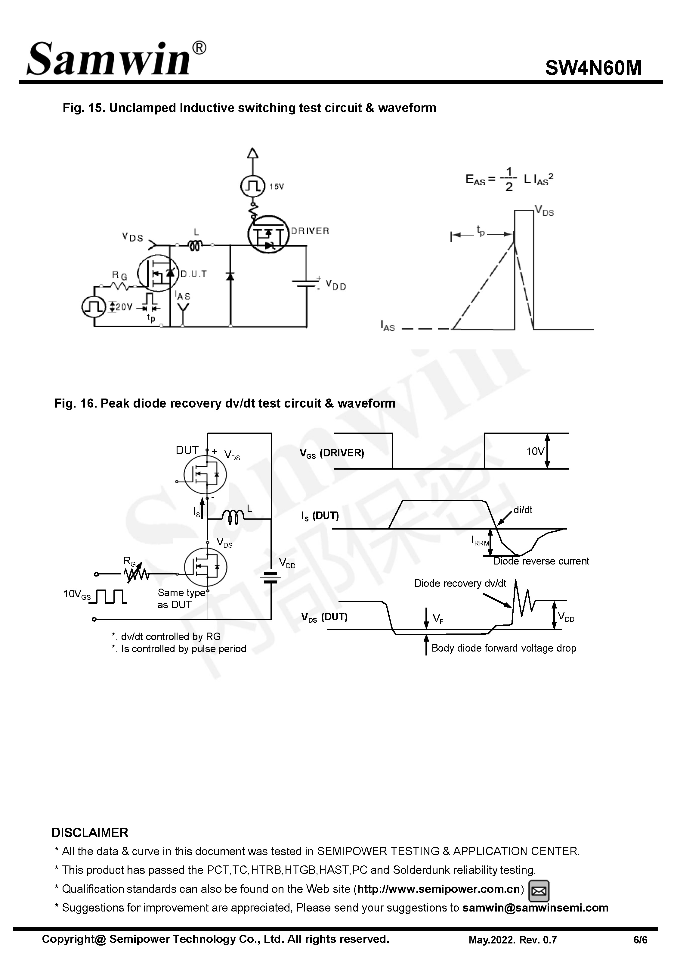 SAMWIN MOSFET