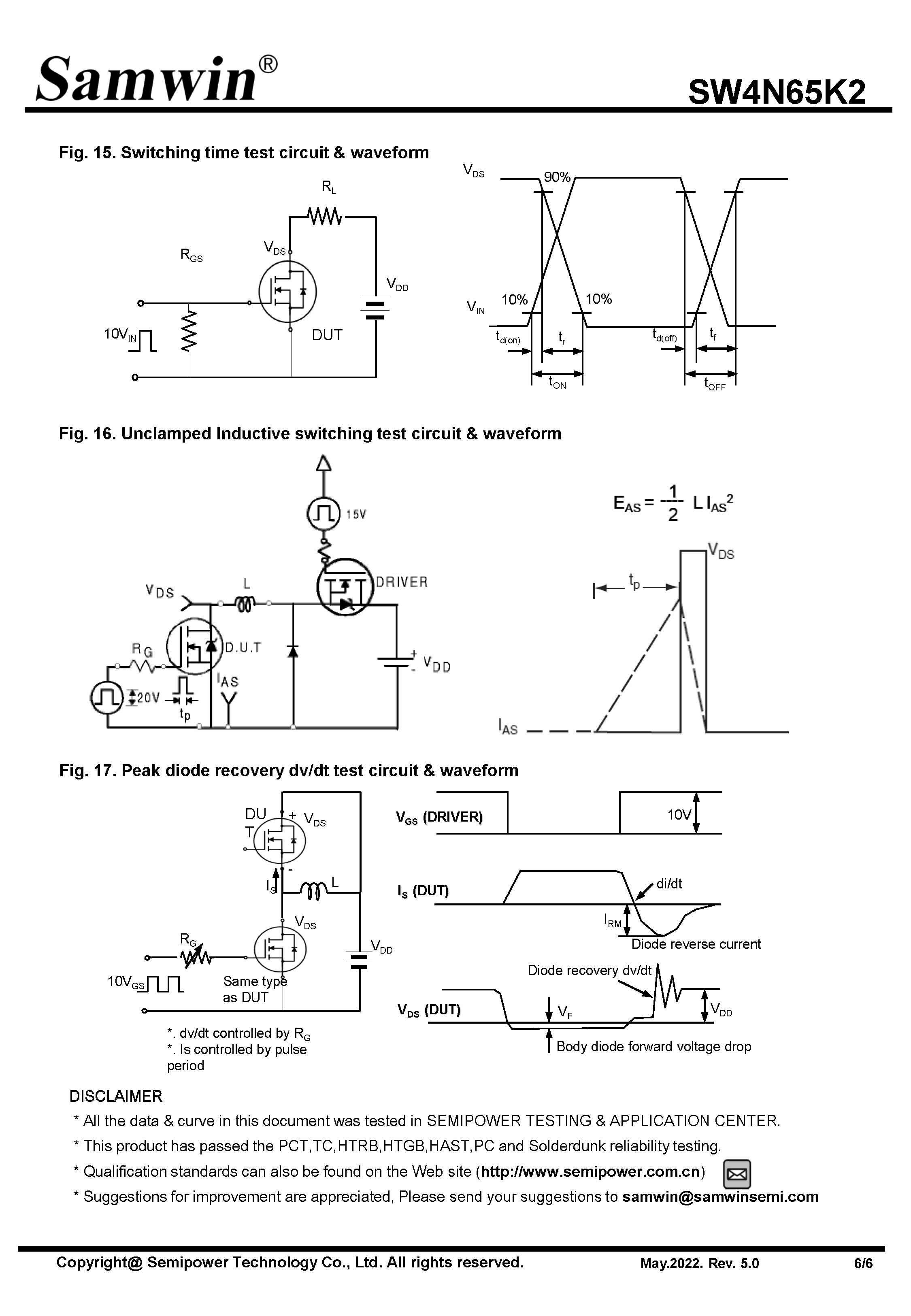 SAMWIN MOSFET