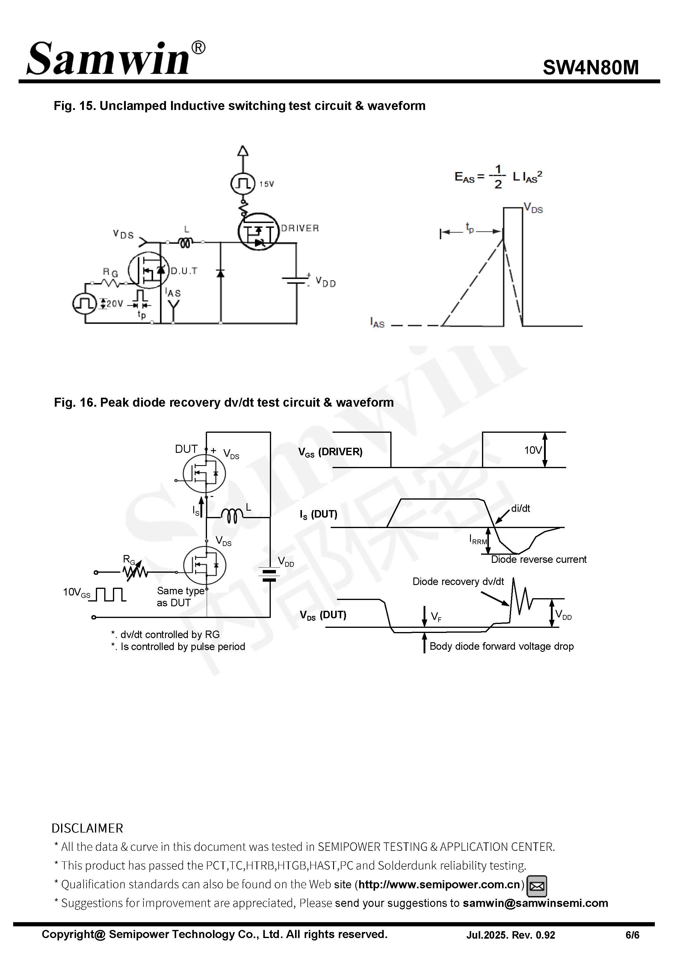 SAMWIN MOSFET