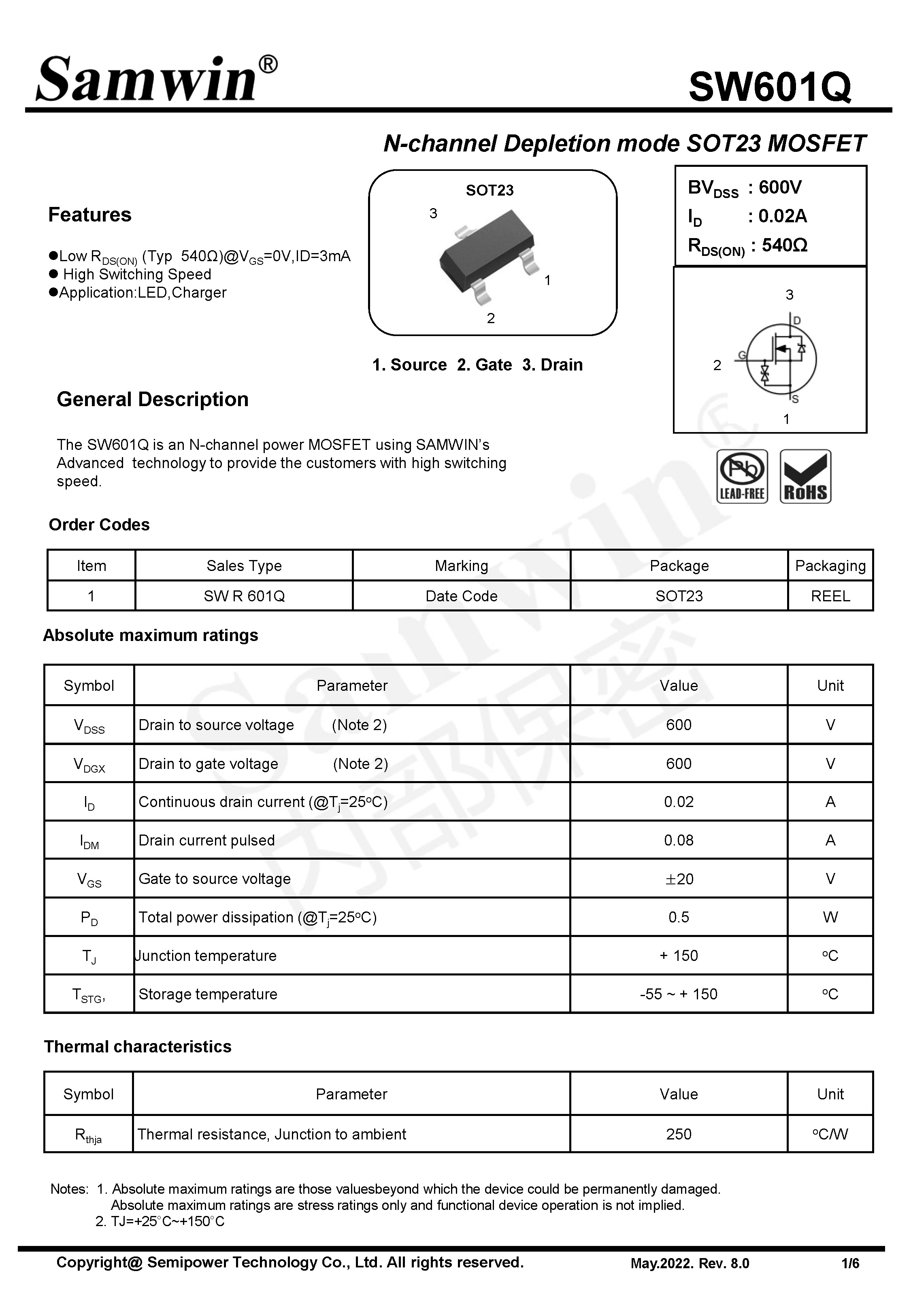 SAMWIN MOSFET