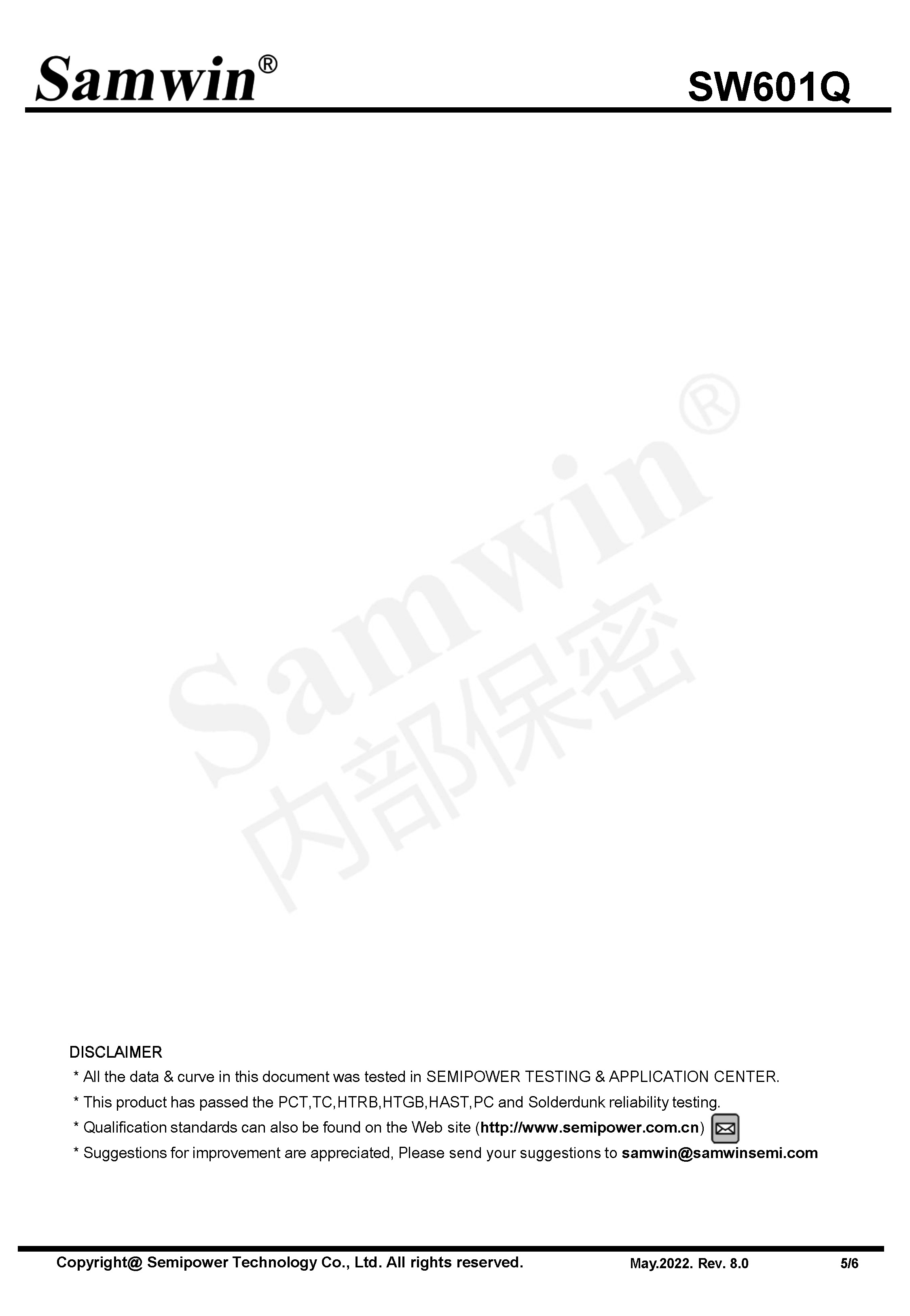 SAMWIN MOSFET