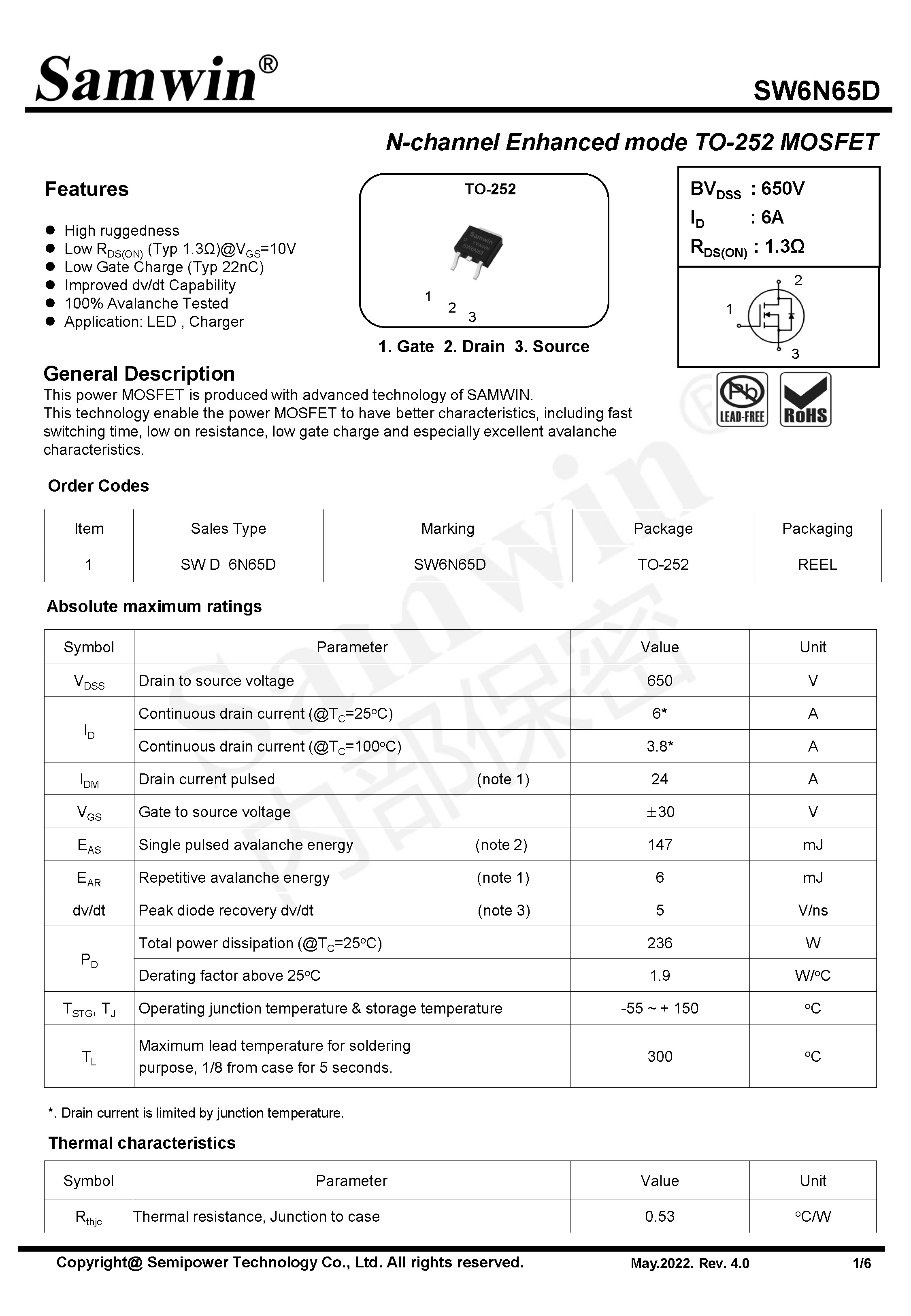 SAMWIN MOSFET