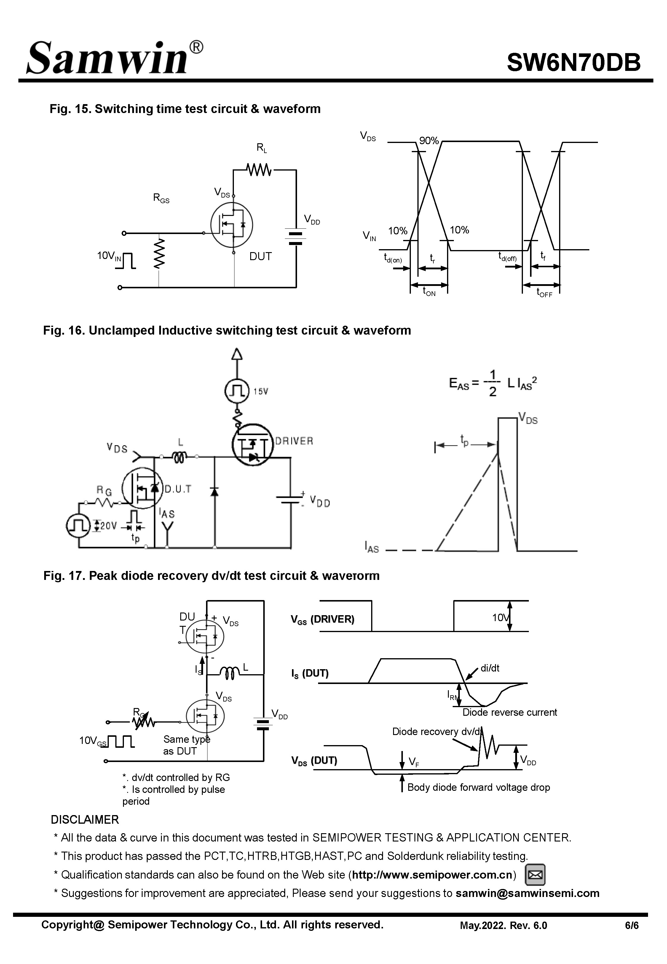 SAMWIN MOSFET