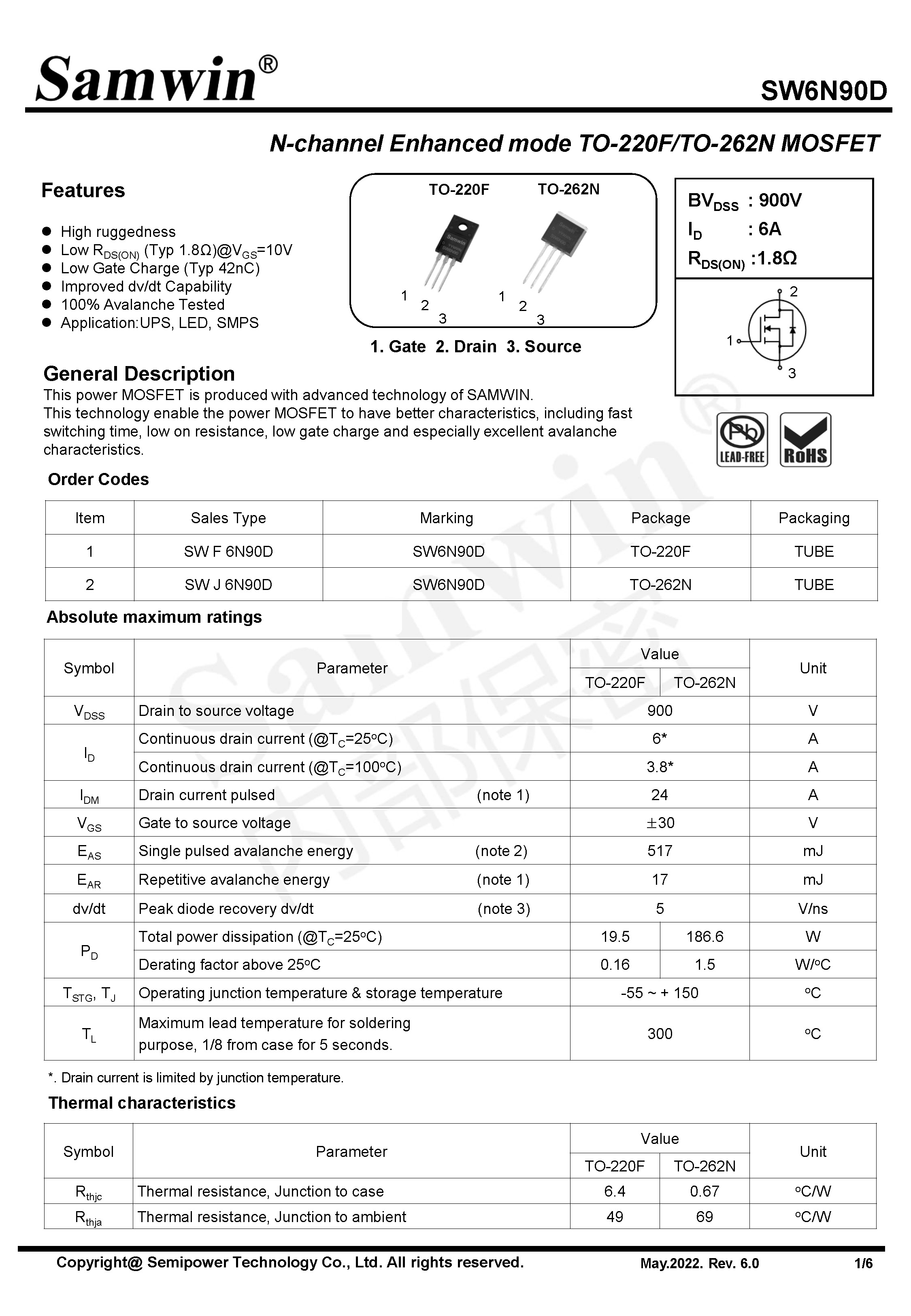 SAMWIN MOSFET