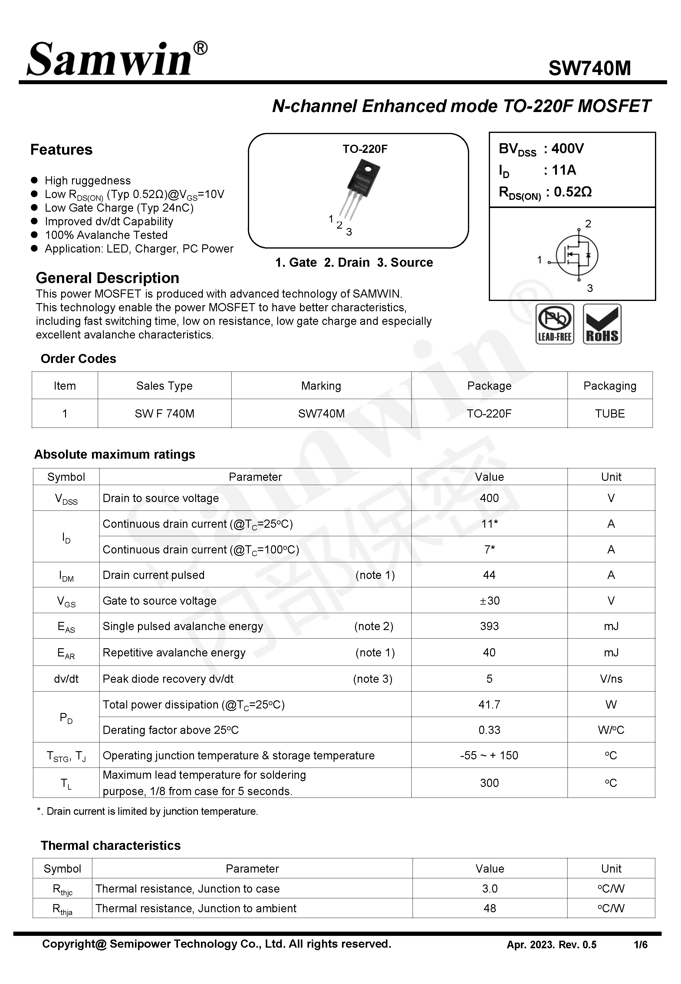 SAMWIN MOSFET