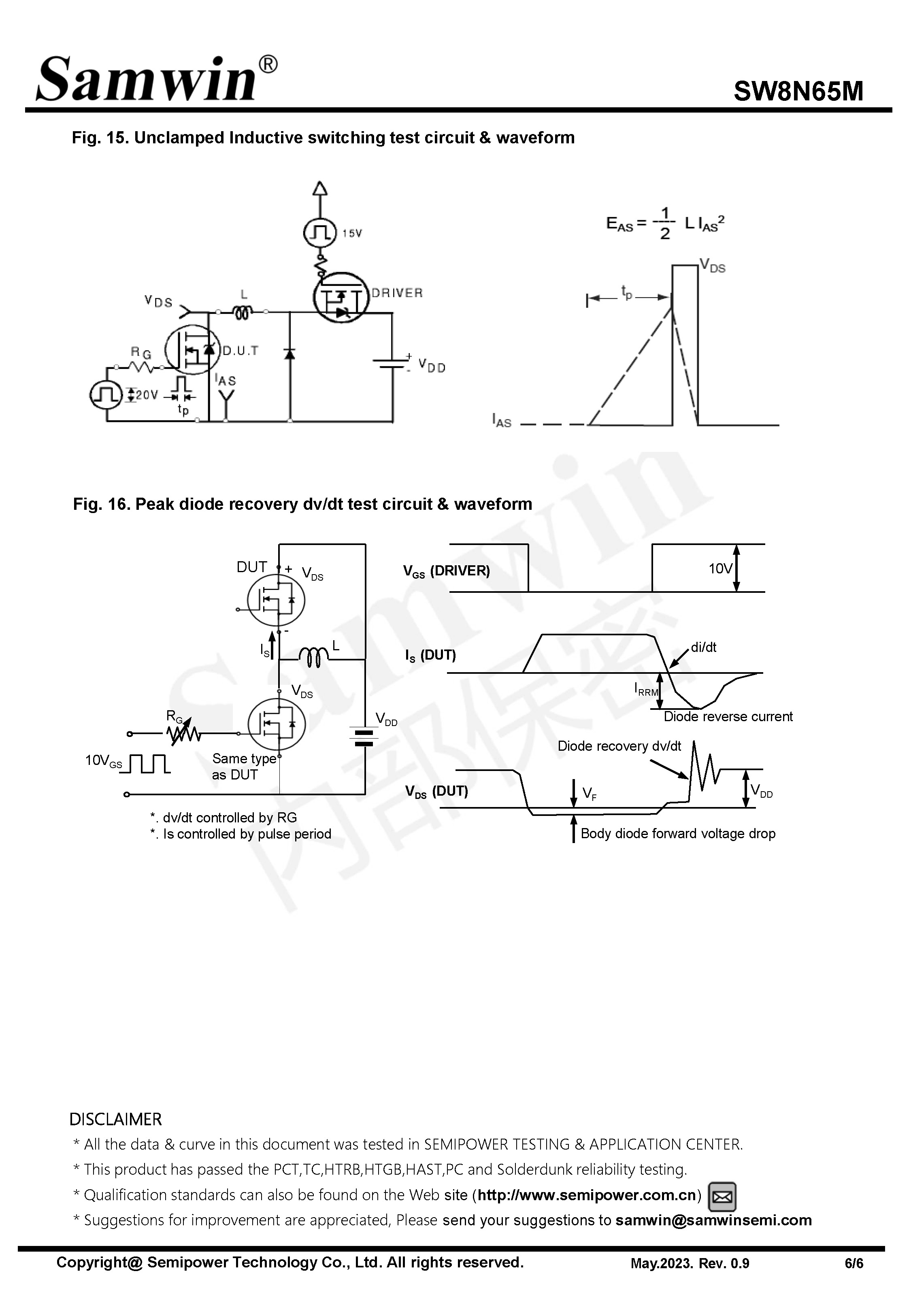 SAMWIN MOSFET