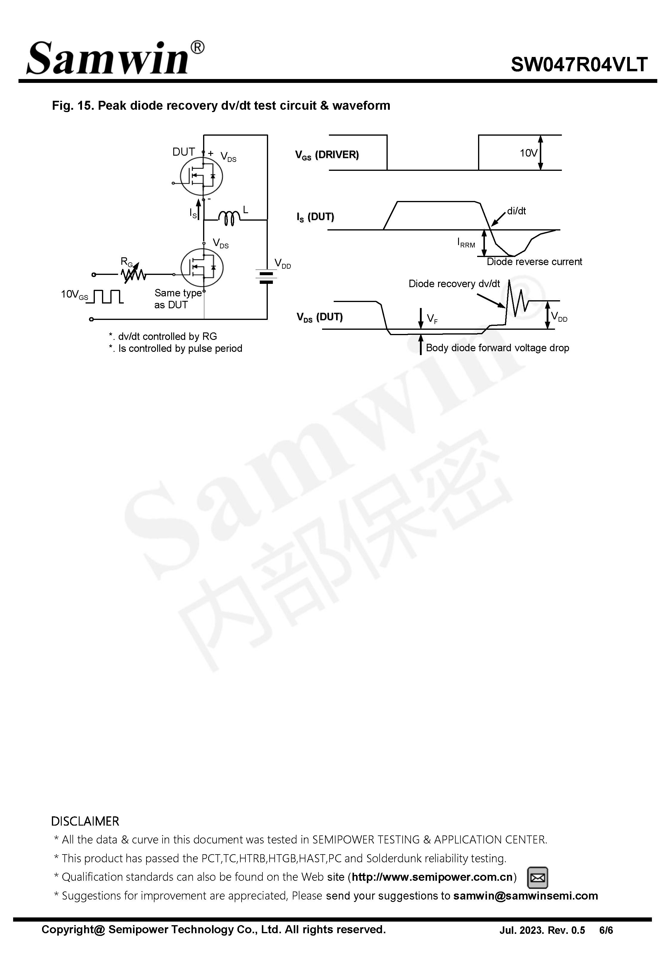 SAMWIN MOSFET